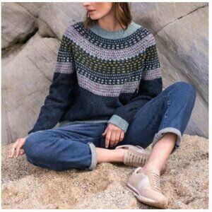 Celtic & Co Fair Isle 100% Wool Sweater